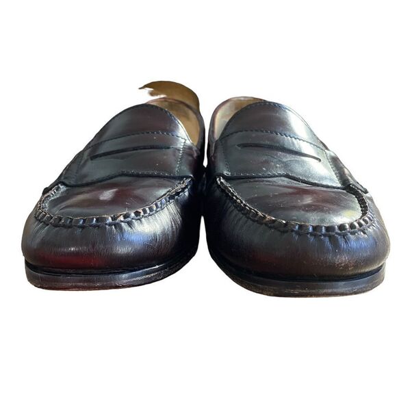 Men's Cole Haan Pinch Penny Loafers Burgandy Size 12 D - Picture 2 of 12